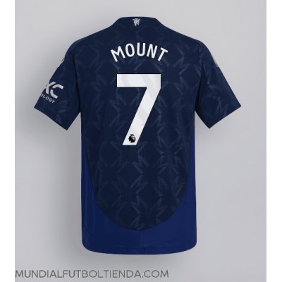 Camiseta Manchester United Mason Mount #7 Segunda Equipación Replica 2024-25 mangas cortas Camiseta Manchester United Mason Mount #7 Segunda Equipación Replica 2024-25 mangas cortas